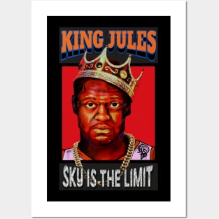 King Jules Julius Randle rap tee biggie Posters and Art